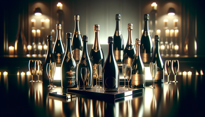 高価買取されるシャンパンのイメージ写真