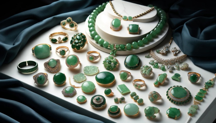 高価買取される翡翠のアクセサリーのイメージ写真
