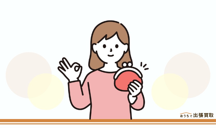 骨董品を高く売れた女性の画像