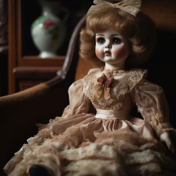 高く買取されるアンティーク人形のイメージ画像