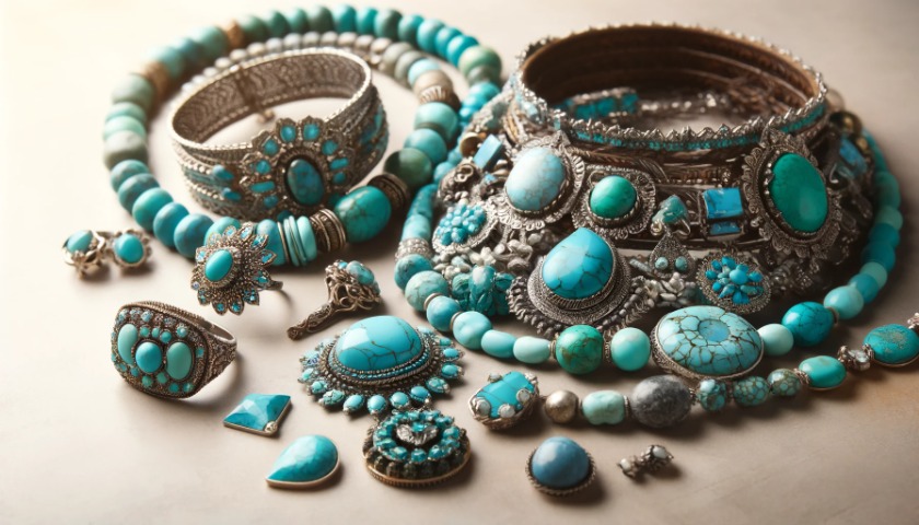 高価買取されるターコイズのジュエリーのイメージ写真②